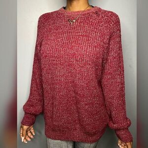 Red Knit  Sweater❣️
